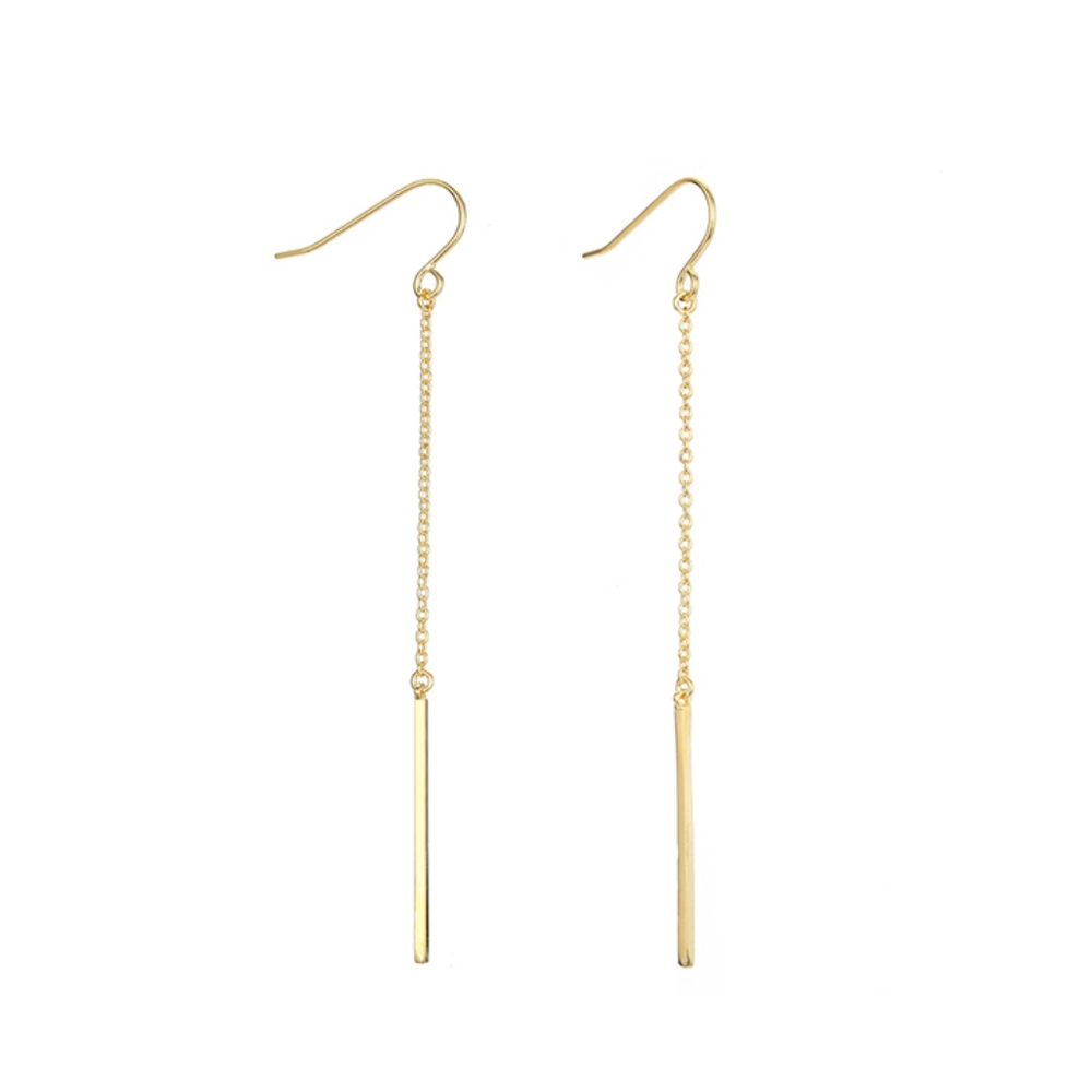 Trendy Long Dangle Earrings - Picture 7 of 7